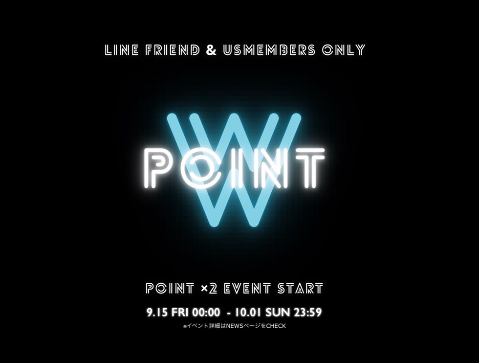 W POINT FAIR START_20230915 | US ONLINE STORE（US オンラインストア）